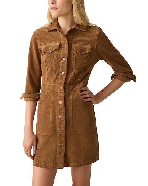Softstetch Cord Michelle Shirt Dress