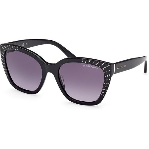 Guess by Marciano Woman Guess by Marciano GM00021 01B Sunglasses Acetate Black Smoke Squared Norma