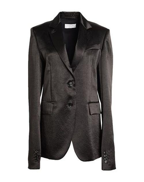 Woman Blazer Black Size 4 Acetate