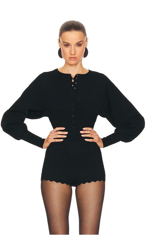 Helsa Elvira Cardigan in Black. - XS also in