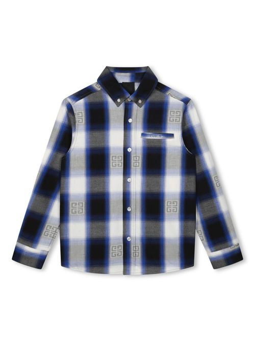 Plaid flannel shirt - Black