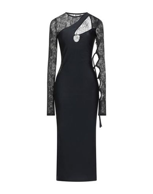 Woman Midi dress Black Size 0 Polyamide, Elastane