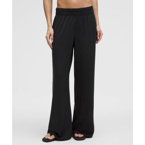 Lululemon – Women's BeCalm Mid-Rise Wide-Leg Pants – Color Black