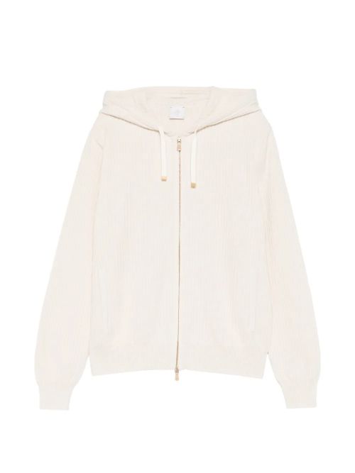 Zip Hoodie Hoodie — ivory