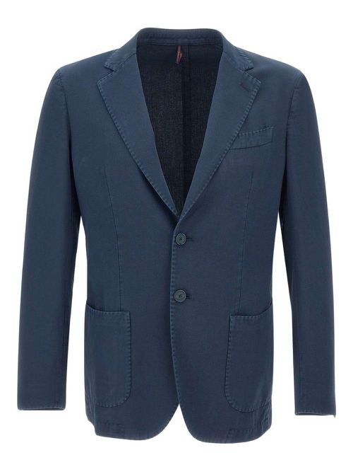Santaniello single-breasted blazer - Blue