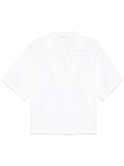 Crinkled blouse - White