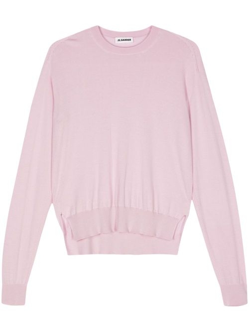 Fine-knit cashmere jumper - Pink