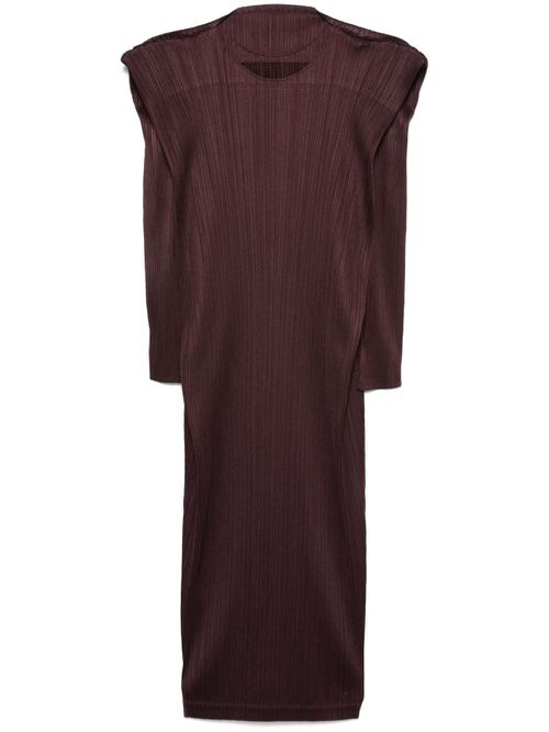 September midi dress - Brown