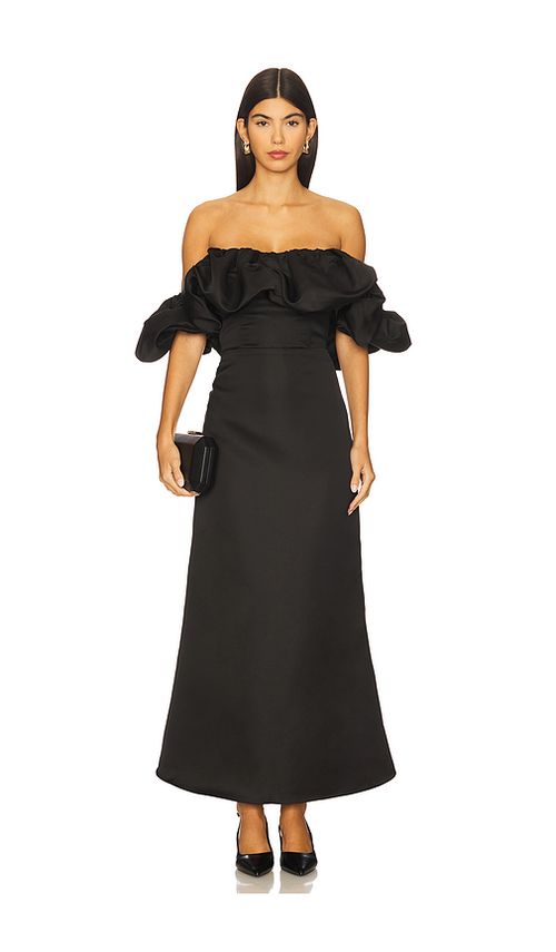 ELLIATT Sharon Midi Dress in Black. L also in S