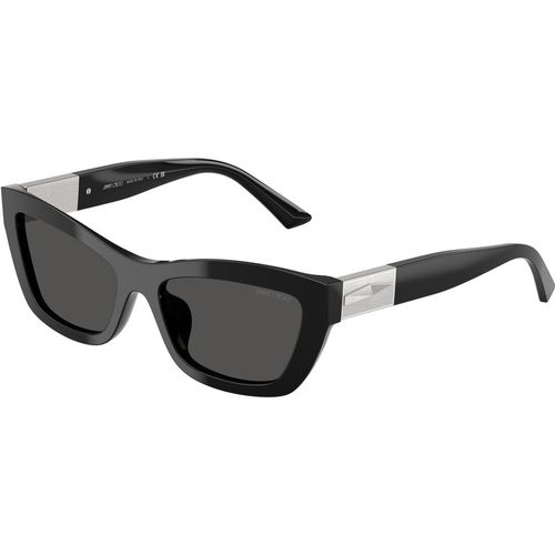 Jimmy Choo Woman Jimmy Choo JC5030U 501787 Sunglasses Acetate Black Grey Cat Eye Norma
