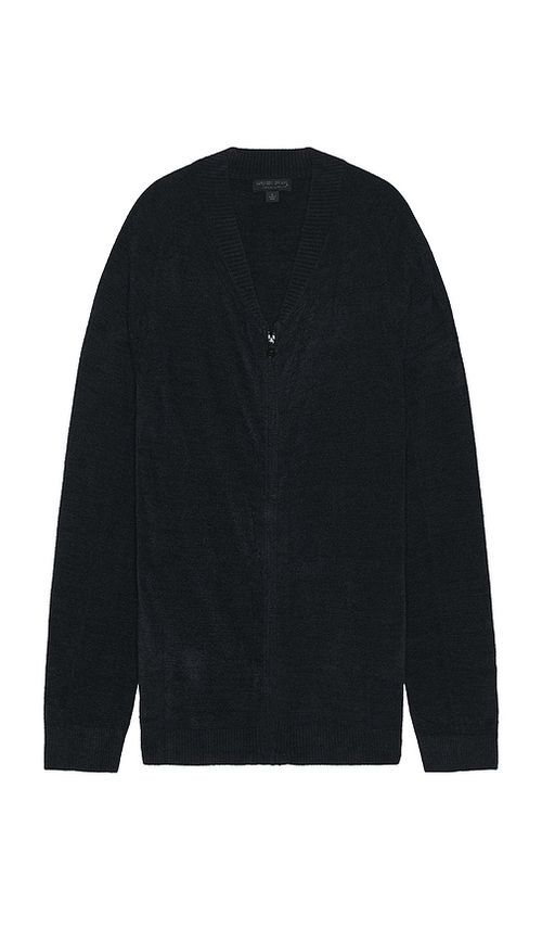 Barefoot Dreams CCUL Zip Front Jacket in Black. L. Also in S, M, XL/1X