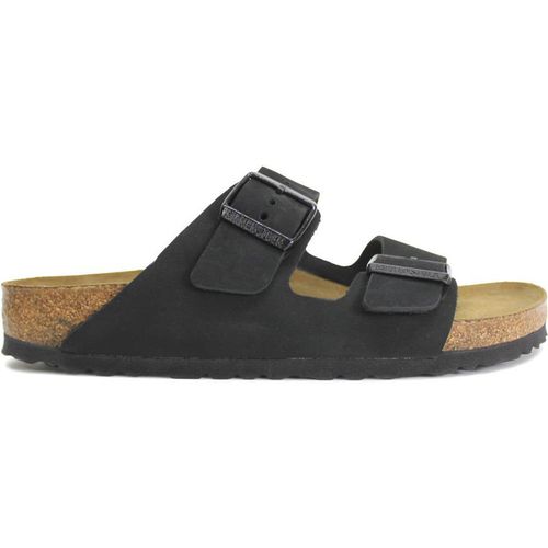 Birkenstock Arizona BS Nubuck Leather Unisex Slides Sandals