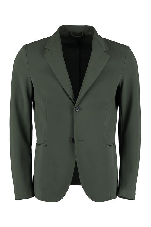 The (alphabet) Single-Breasted Two-Button Jacket with Lapel Collar