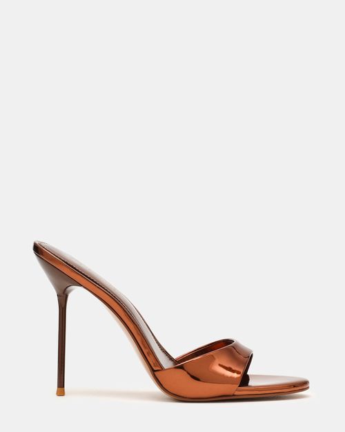 Steve Madden Women's Davina Mule Heels - Bronze - - Leather