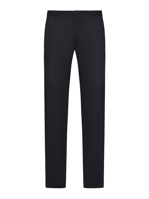 Tailored Cotton Blend Trousers