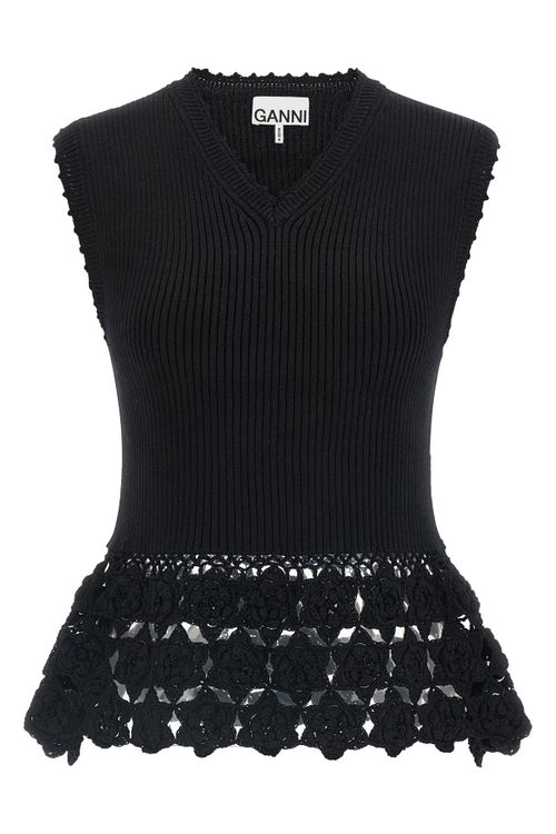 'Cotton Crochet' Vest