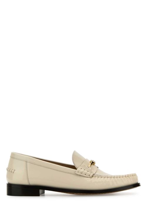 Ferragamo Ivory Leather Harry Loafer