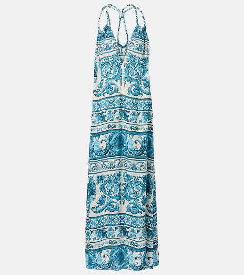 Satin maxi dress