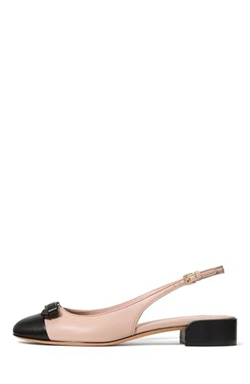 Kate Spade New York Deco Bow Smooth Leather Slingback Pump