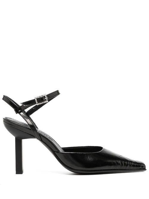 Henrietta square-tie pumps - Black