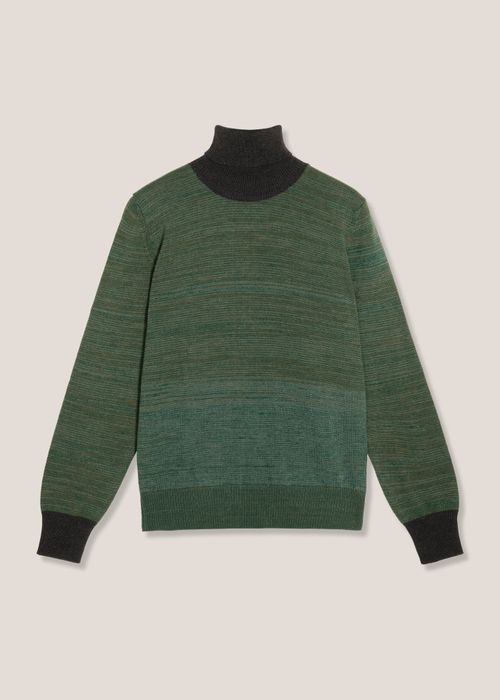 Aamintore Green Wool Turtleneck Knitwear - Unisex