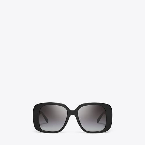Pierced Oversized Square Sunglasses