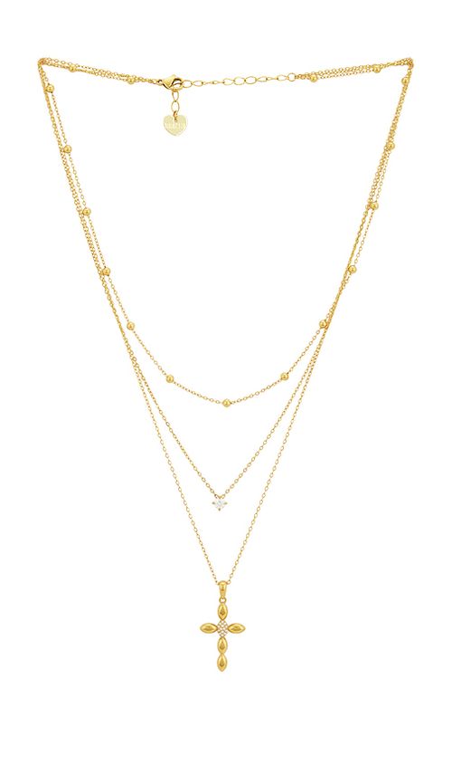 BRACHA Glory Necklace in Metallic Gold
