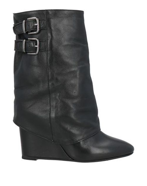Ovyé Woman Ankle boots Black Size 10 Leather