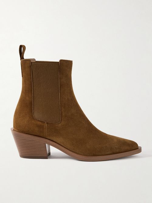 Wylie 60 Suede Chelsea Boots - Brown