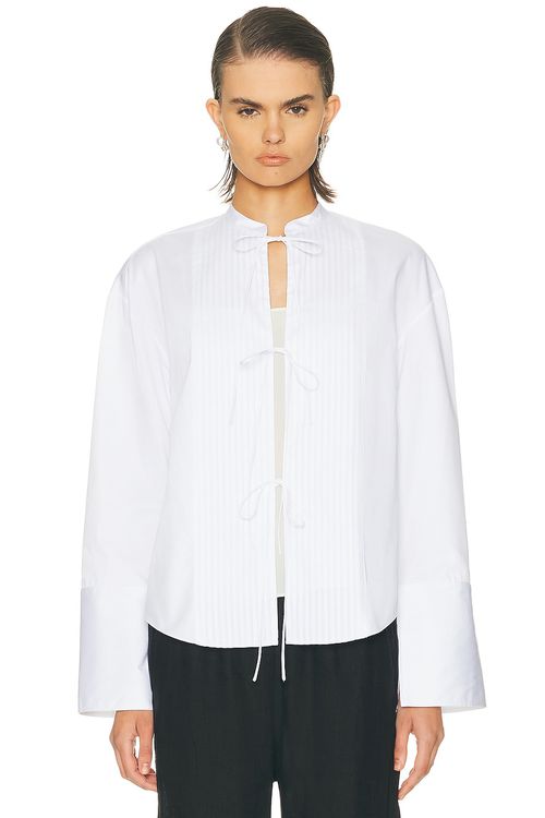 Adam Lippes Mick Top in White - White.  XS also in L