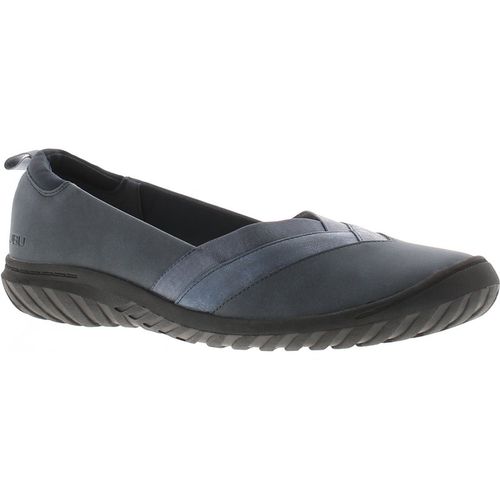 Wynsors Womens Flat Shoes Comfort Insoles Salma Slip On navy - Size UK 7.5