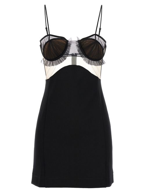Explosive Flower Dress — Black