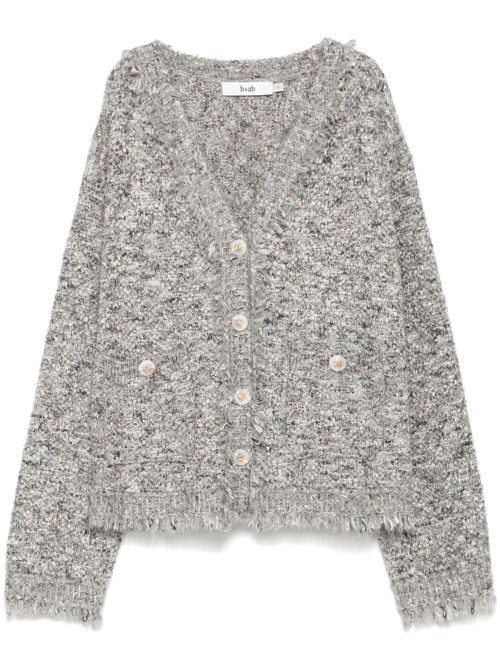 V-neck cardigan - Grey
