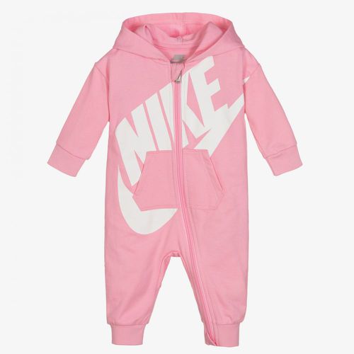 Baby Girls Pink Cotton Romper