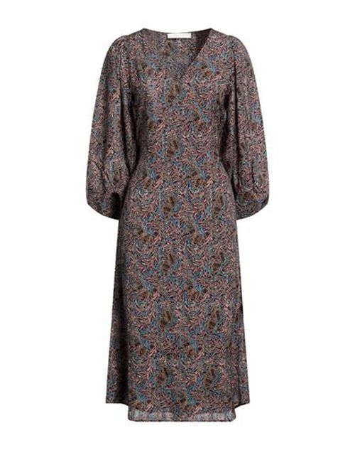 Woman Midi dress Brick red