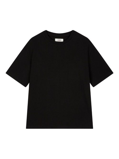 Logo-print T-shirt - Black