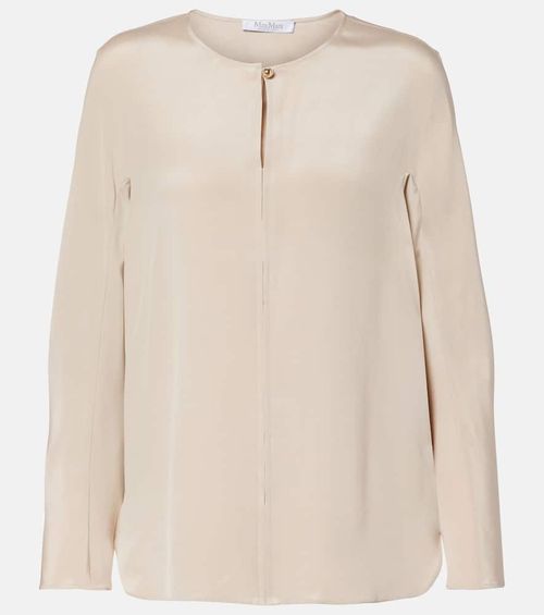 Mitico silk-blend blouse