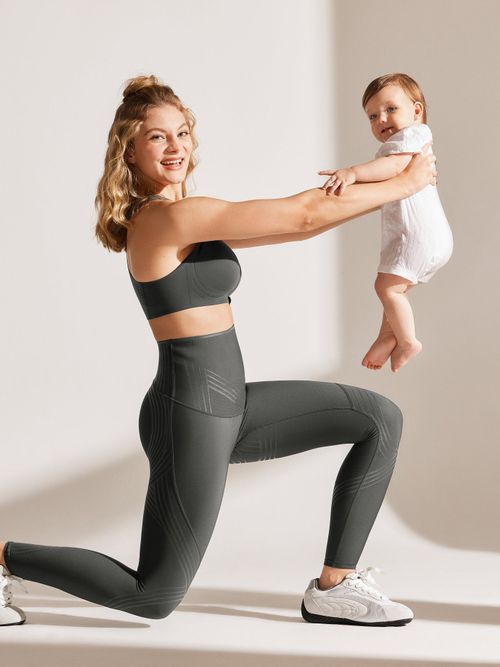 RecoverEase Postpartum Leggings - Dark Gray