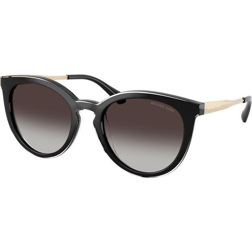 Michael Kors Vrouw Michael Kors MK2274U TARIFA 30058G Zonnebrillen Geïnjecteerd Zwart Grijs Rotonde Normaal Genuanceerd