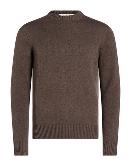 Man Sweater Taupe Size 38 Wool, Silk, Cashmere