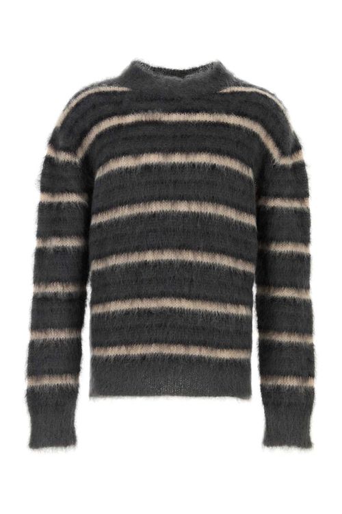 Embroidered Mohair Blend Sweater