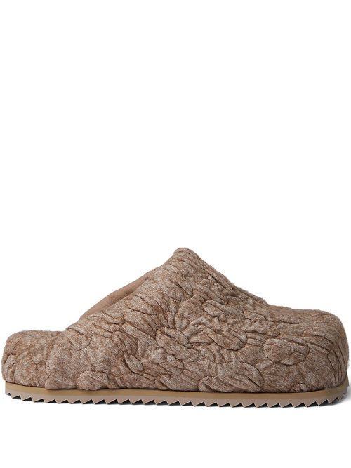 Wool-blend mules - Neutrals