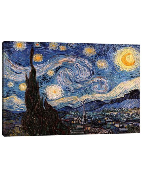 The Starry Night By Vincent Van Gogh Wall Art