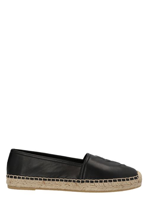 Saint Laurent Women's Logo Leather Espadrille