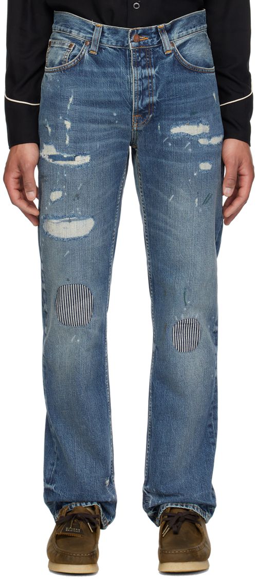 Nudie Jeans Blue Rad Rufus Jeans