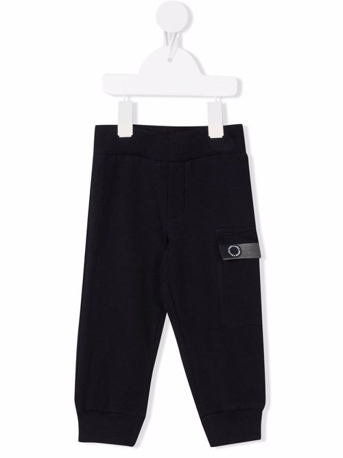Flap detail joggers - Blue