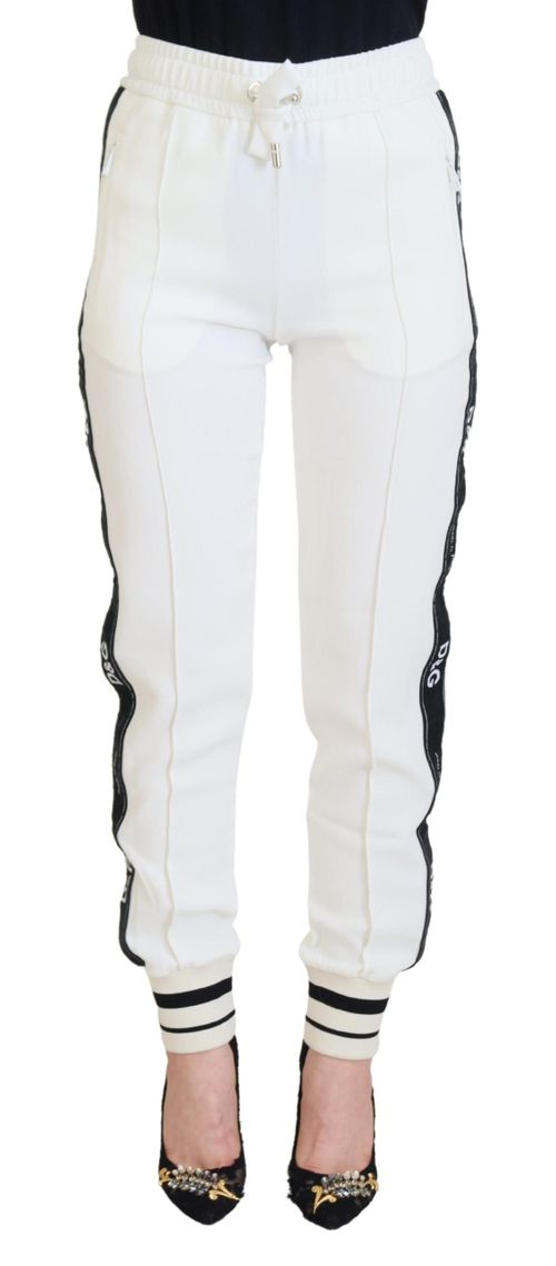 Logo-Detailed Joggers — White