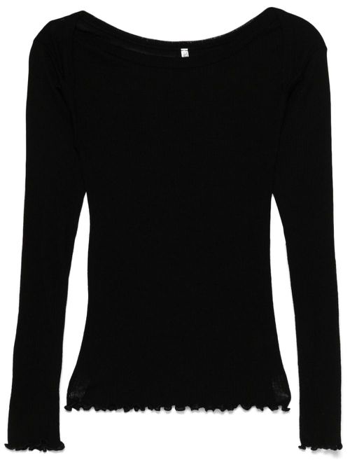 Wool T-shirt - Black