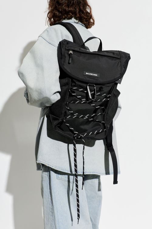 Backpack With Logo, Men's, Black