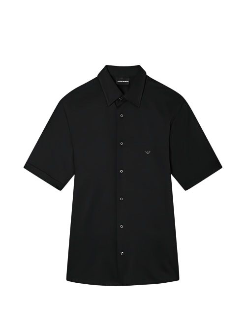 Cotton Shirt — Black
